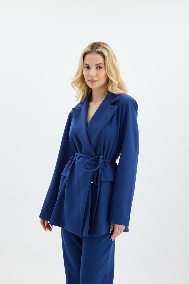 Nery Casual Blazer Ceket Takım - Lacivert