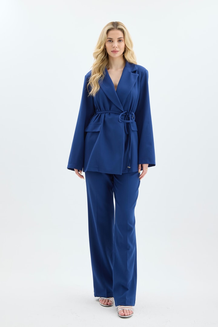 Nery Casual Blazer Ceket Takım - Lacivert
