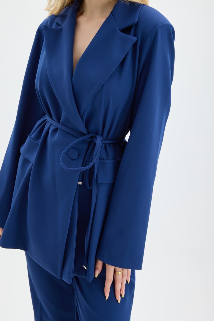 Nery Casual Blazer Ceket Takım - Lacivert