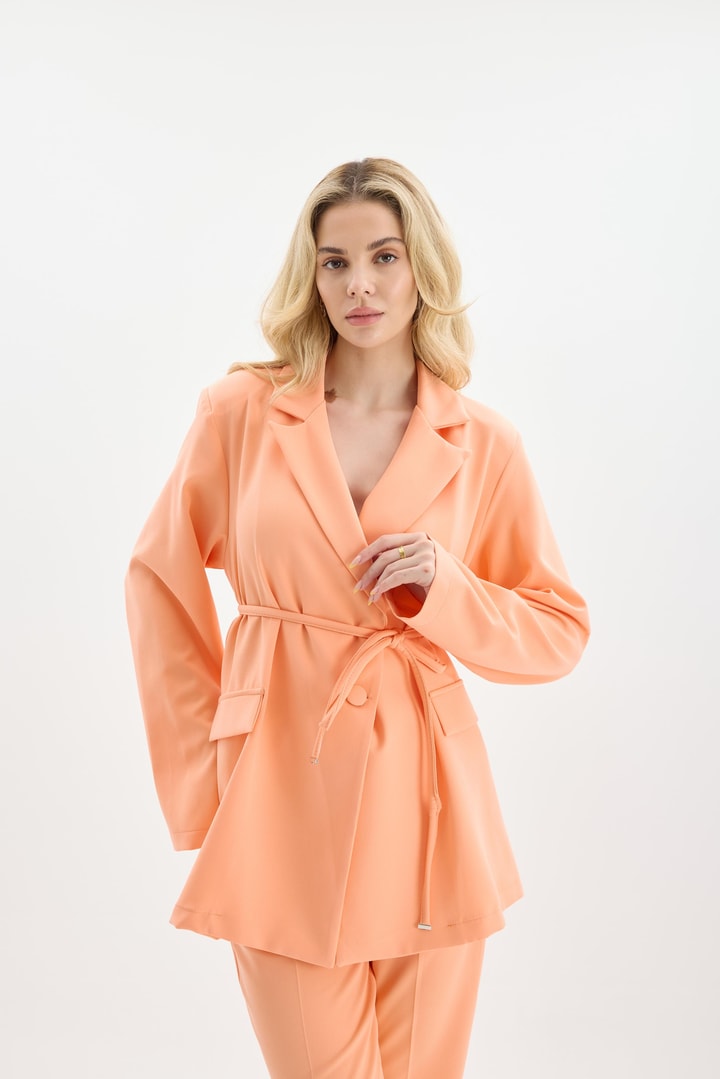 Nery Casual Blazer Ceket Takım - Somon