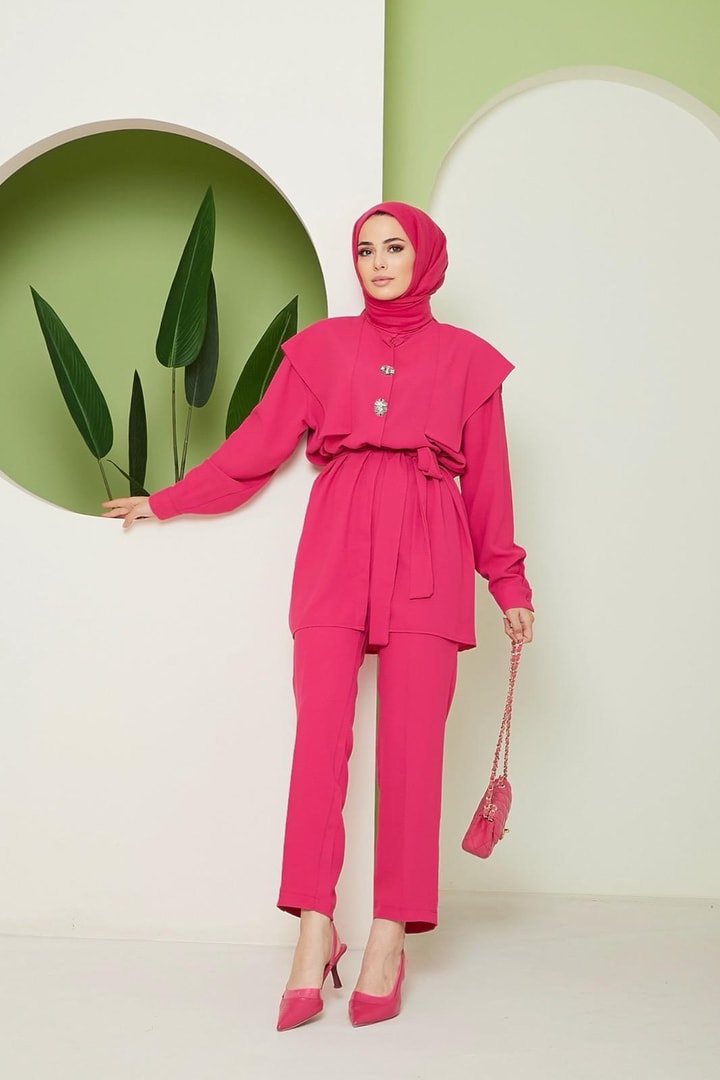 Nossana Krep Takım - Fuşya