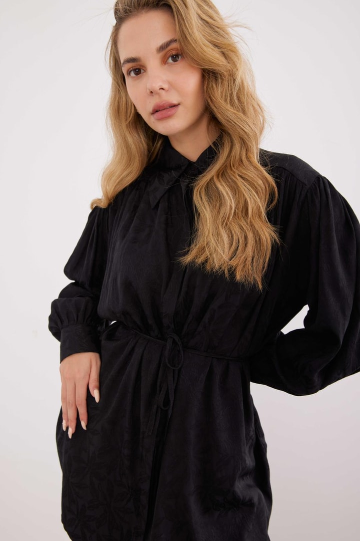 Olya Jakarlı Takım - Siyah