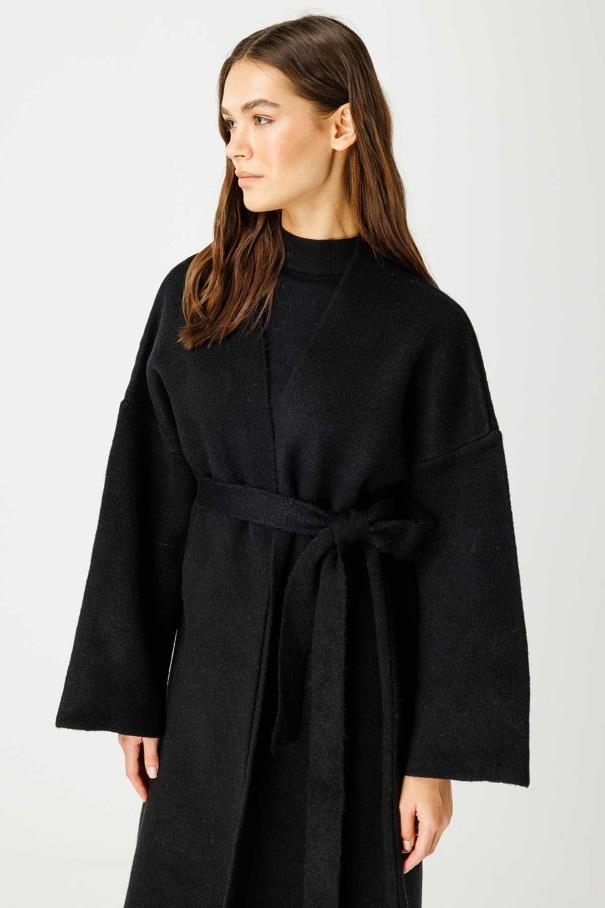 Oversize Hırka - Siyah