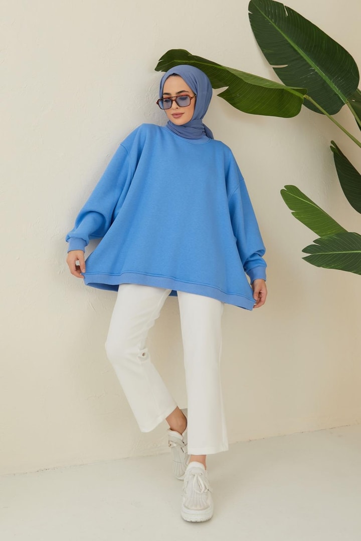 Oversize Sweat - Mavi