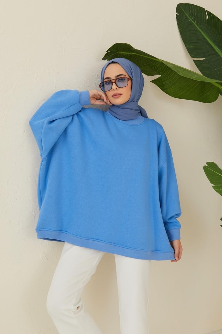 Oversize Sweat - Mavi