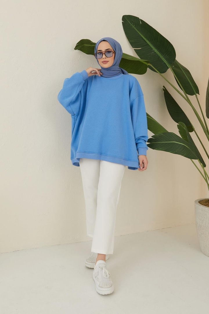 Oversize Sweat - Mavi