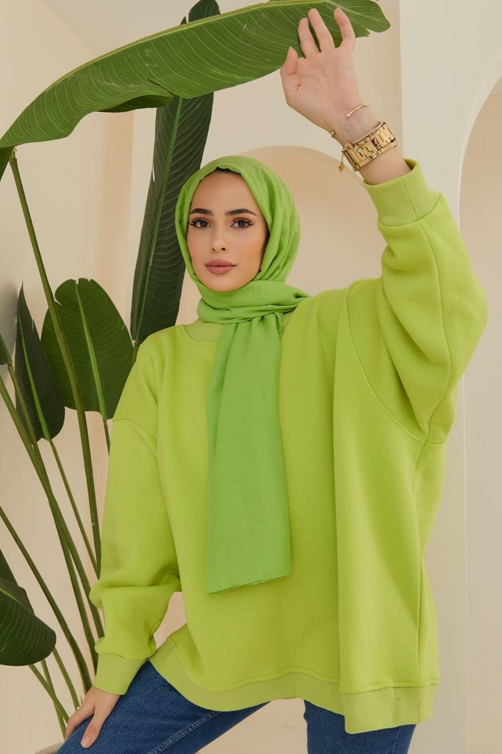Oversize Sweat - Neon Yeşil