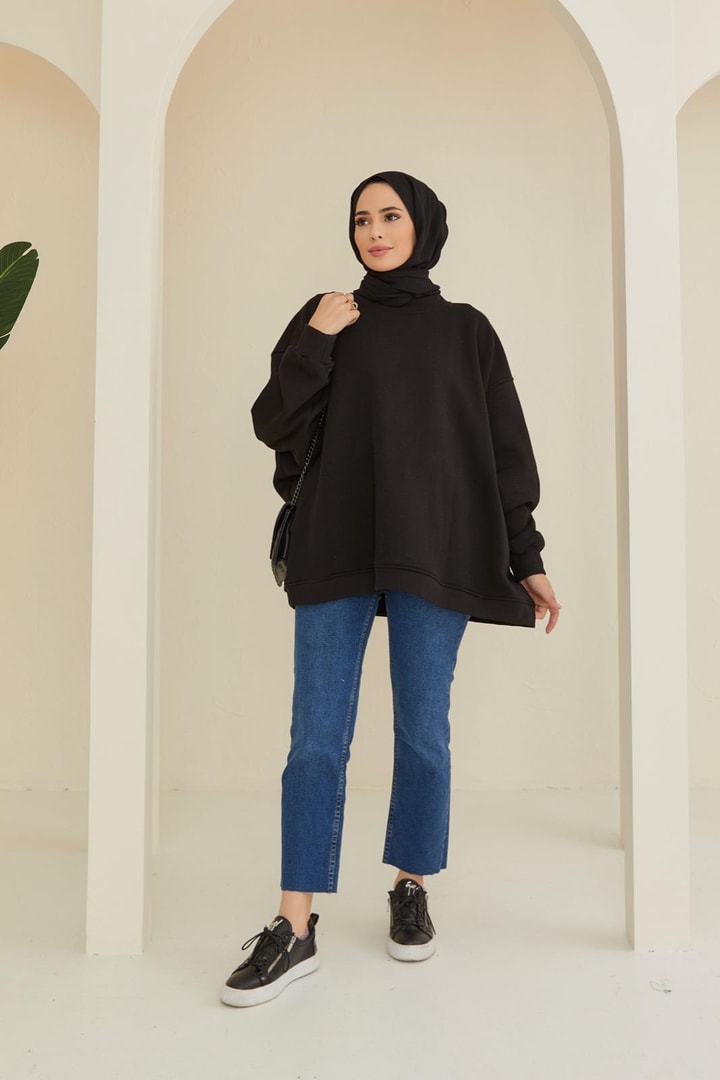 Oversize Sweat - Siyah