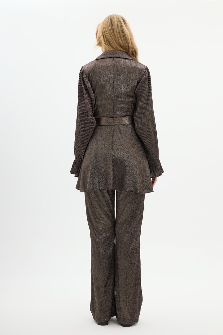 Poppy Piliseli Simli Takım - Bronz