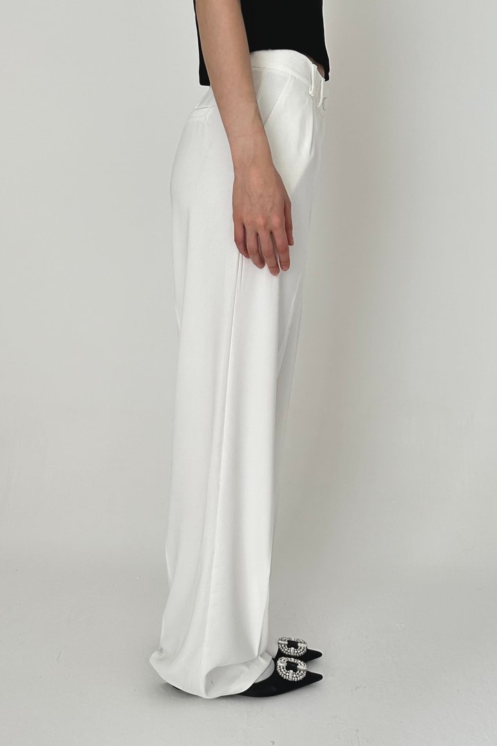 Regular Fit Kumaş Pantolon - Ekru