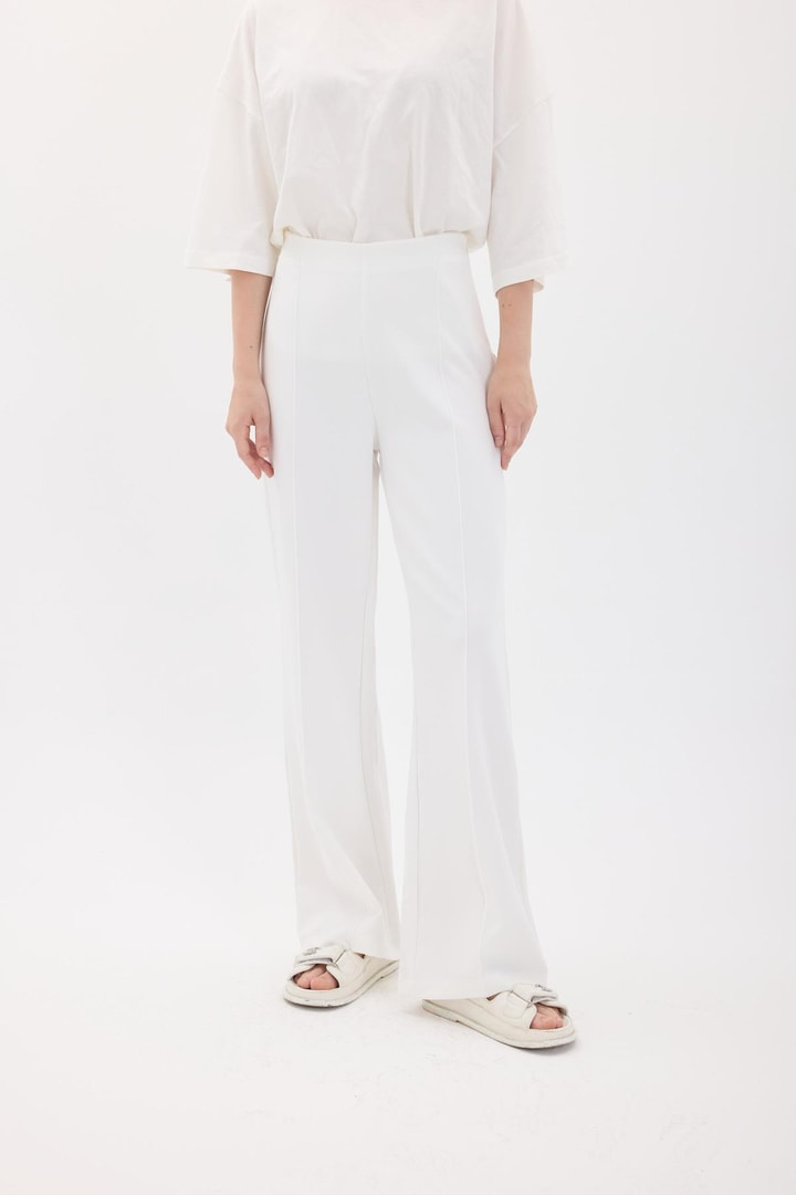 Regular Fit Pantolon - Ekru