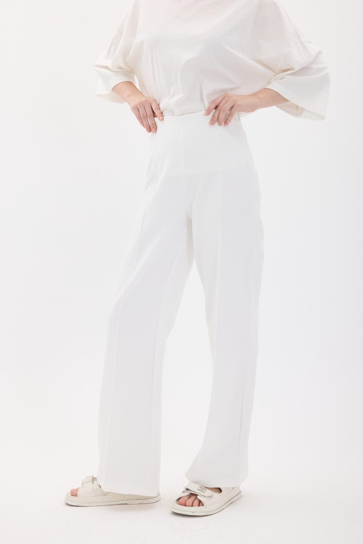 Regular Fit Pantolon - Ekru