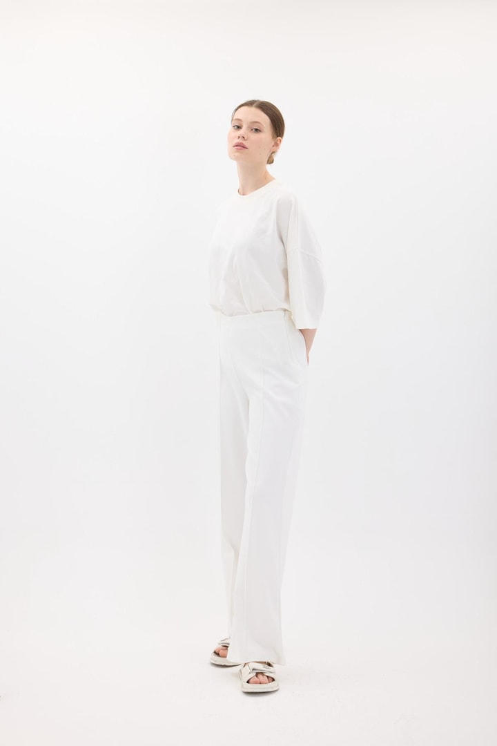 Regular Fit Pantolon - Ekru