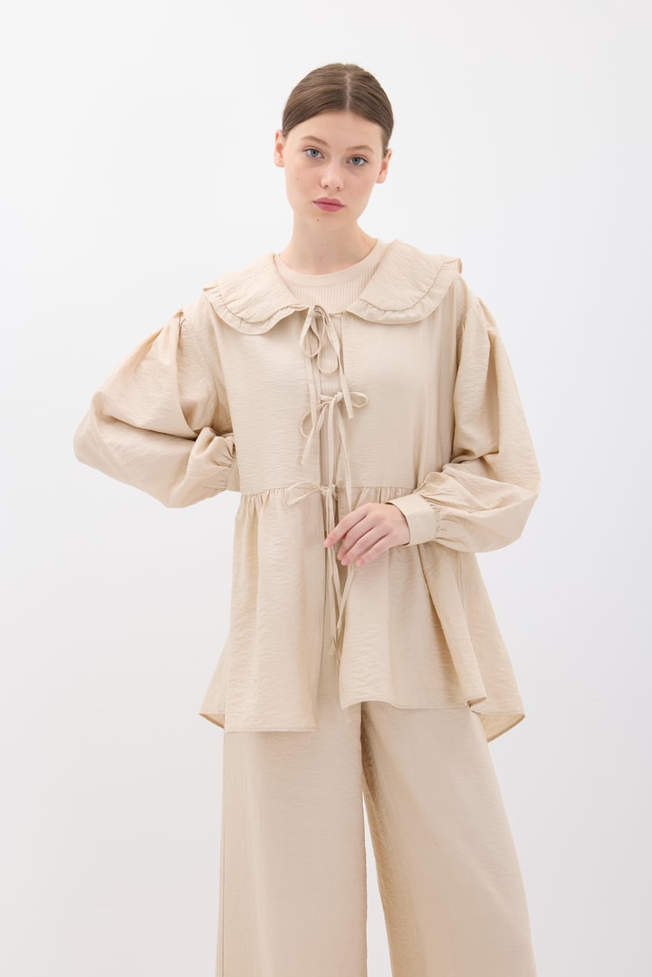 Rose Pantolonlu Takım - Taş