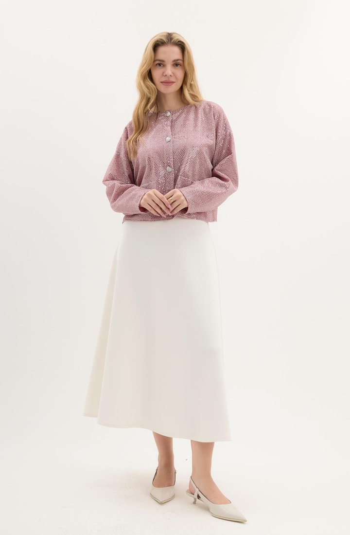 Ruth Payet İşlemeli Ceket - Pembe