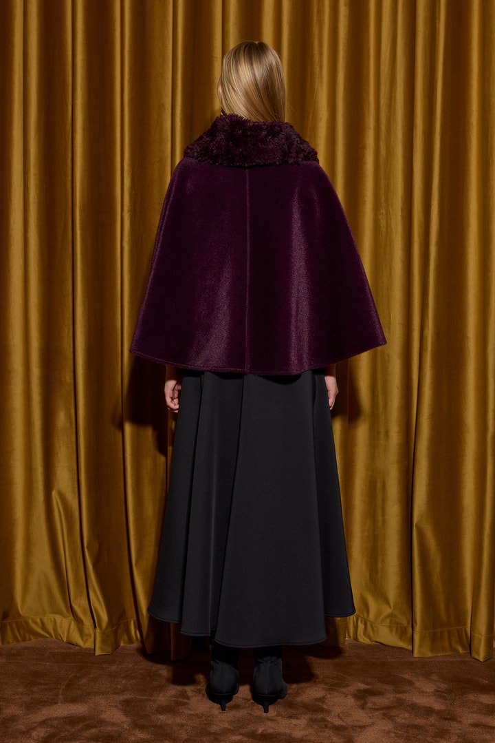 Suzana Yaka Kürklü Goldfox Panço - Mürdüm