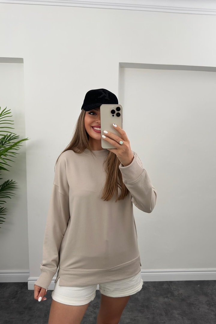 1. Sınıf Kalite Basic Sweat Taş 