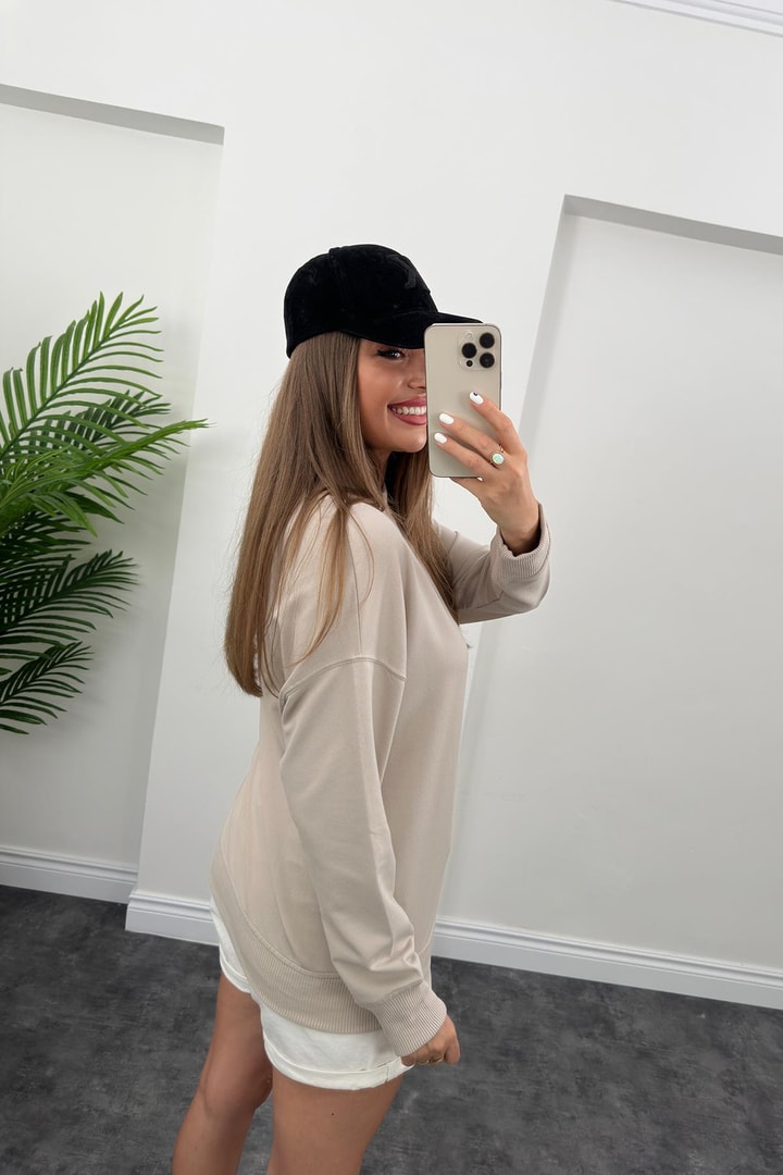1. Sınıf Kalite Basic Sweat Taş 