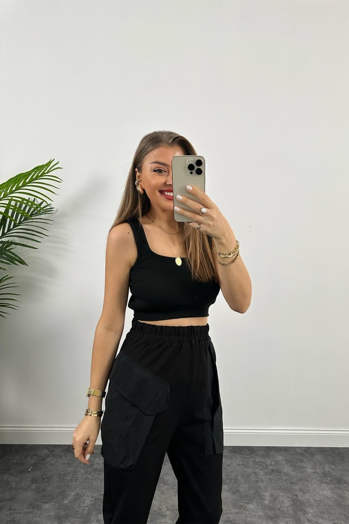 Bebe Marka Cep Detaylı Tasarım Jogger Pantolon