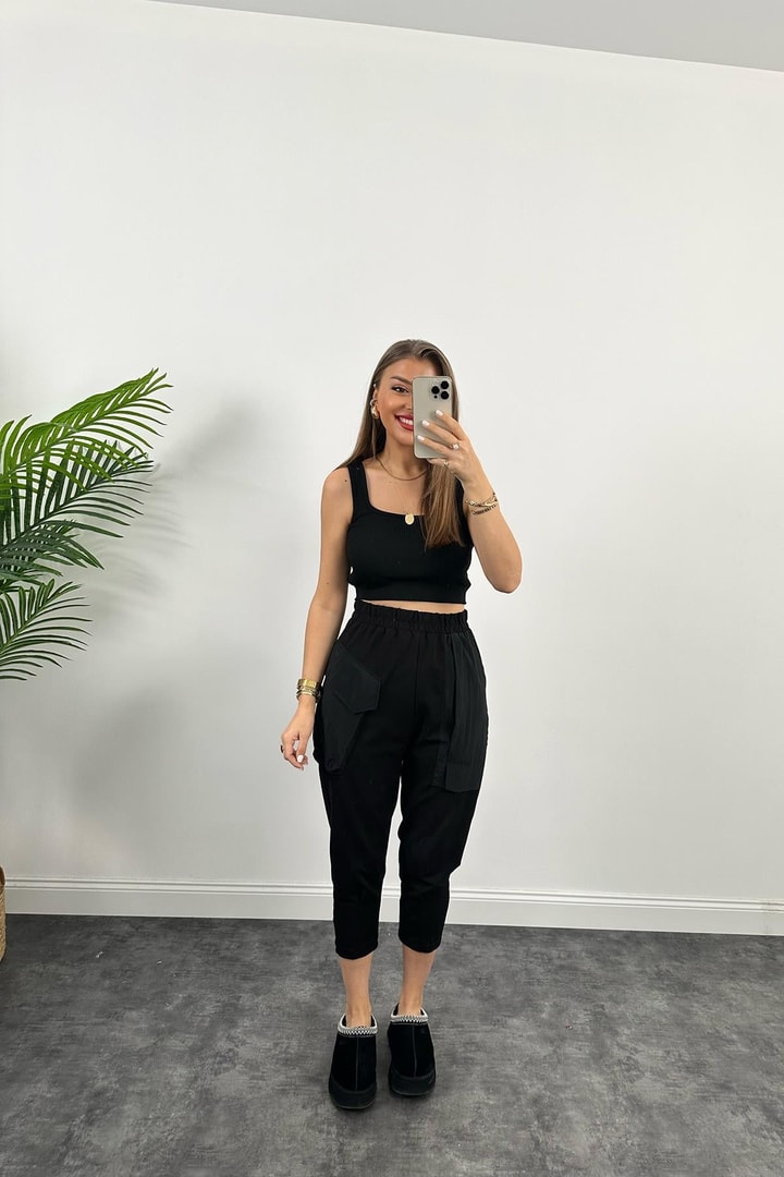 Bebe Marka Cep Detaylı Tasarım Jogger Pantolon