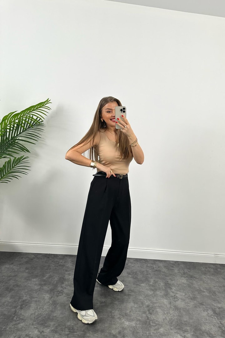 Bebe Marka Likralı Basic Atlet Ten