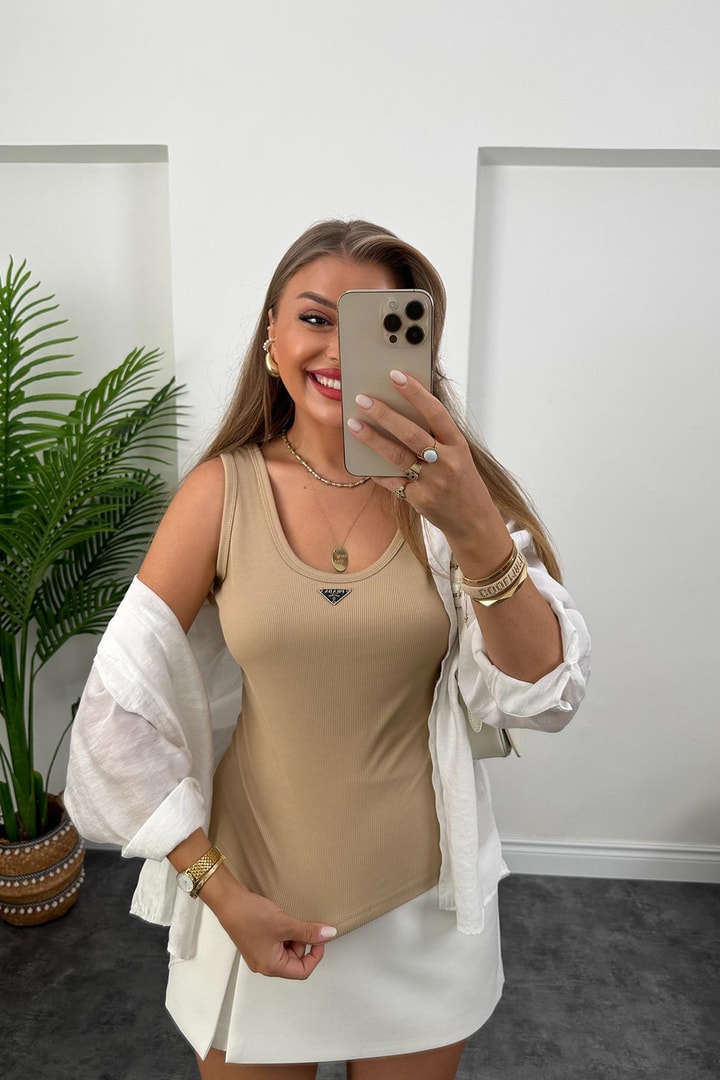 Marka Model Likralı Tam Boy Kaşkorse Atlet Taş