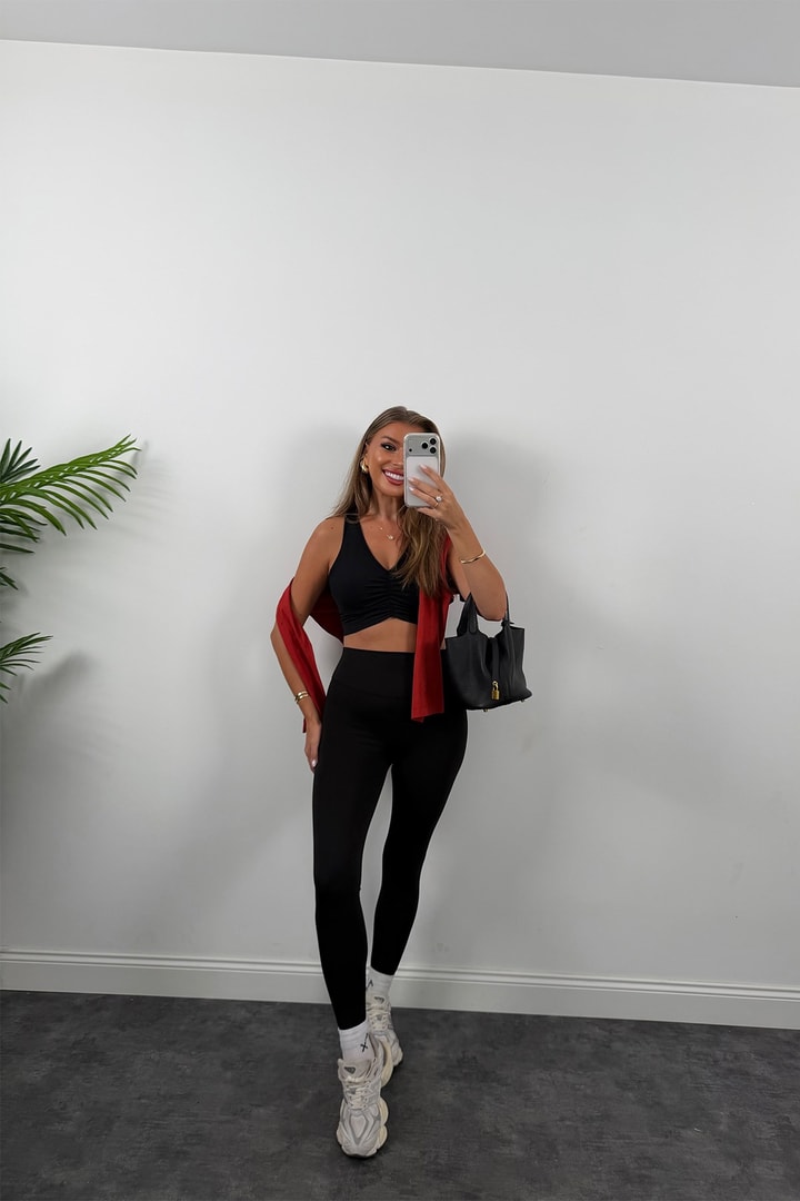Oysh Model Lüx Kalite Soft Touch Tayt Siyah 