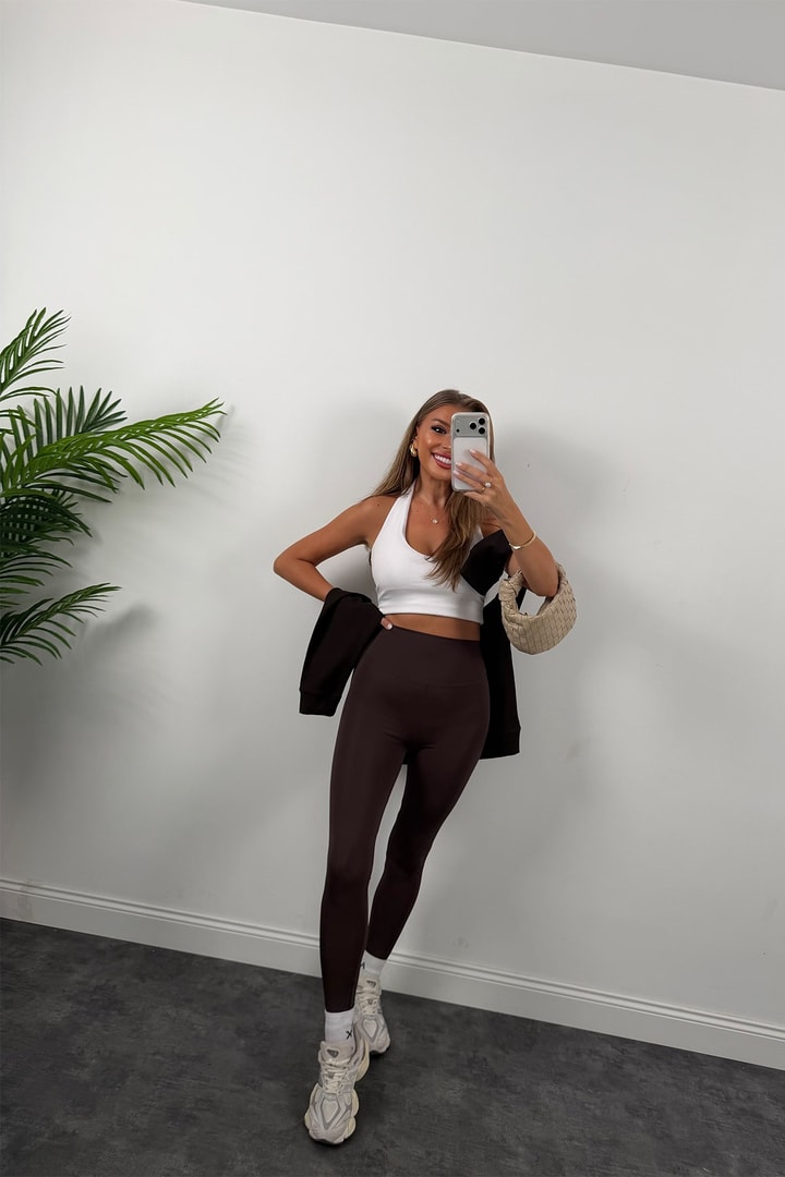 Oysh Model Lüx Kalite Soft Touch Tayt Acı Kahve 