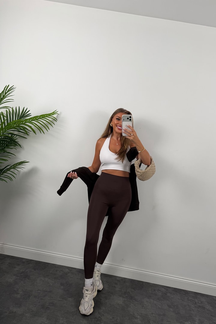 Oysh Model Lüx Kalite Soft Touch Tayt Acı Kahve 