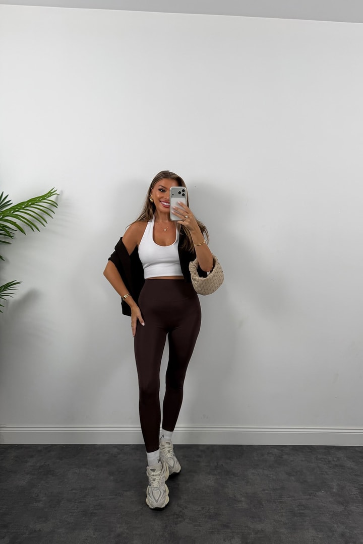 Oysh Model Lüx Kalite Soft Touch Tayt Acı Kahve 