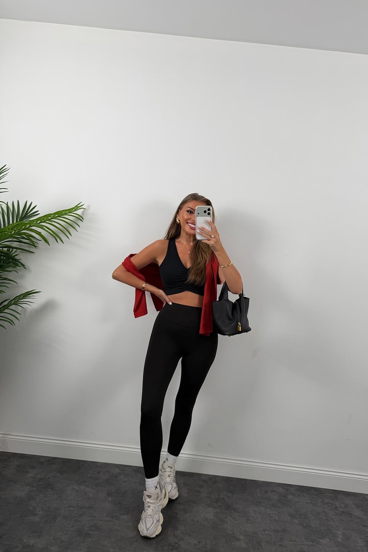Oysh Model Lüx Kalite Soft Touch Tayt Siyah 