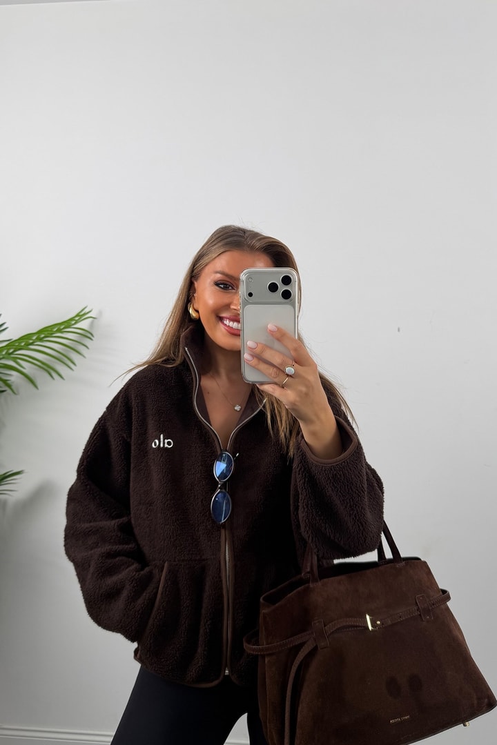 Oysh Model Polar Ceket Ola Kahve 