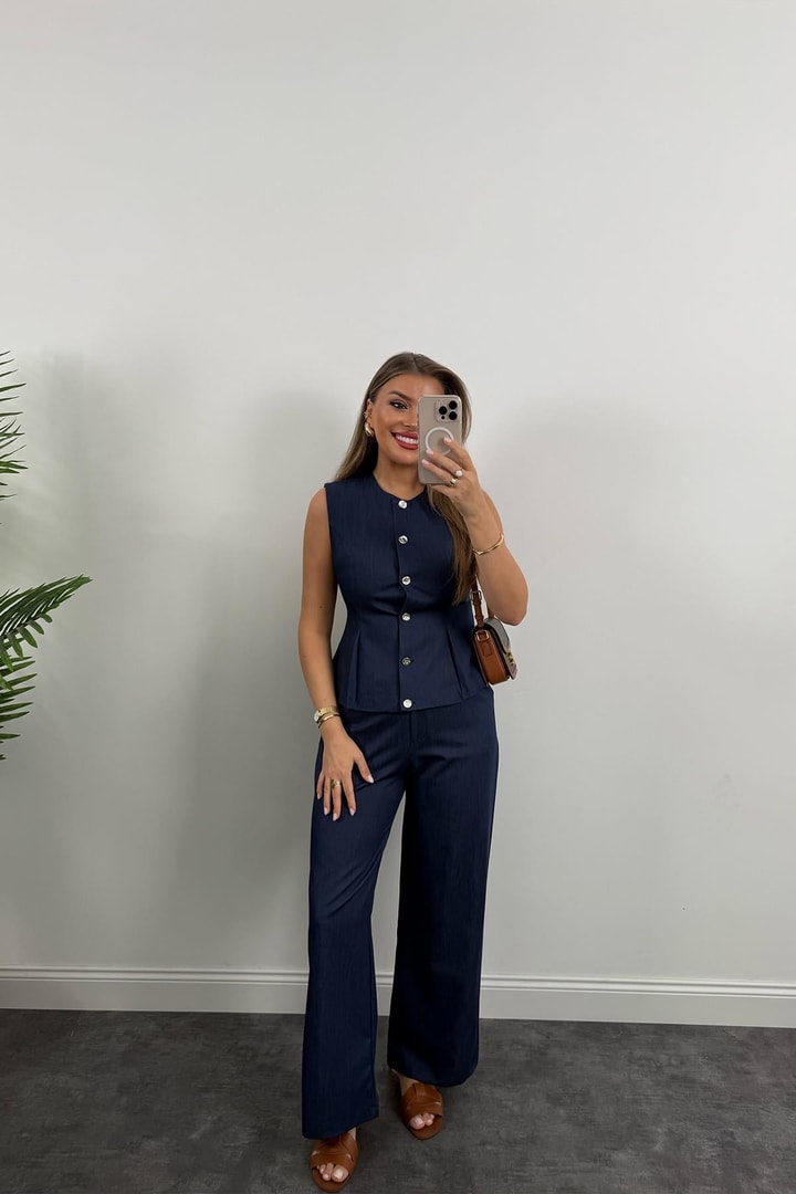Premium Seri %100 Tensel Jean Takım