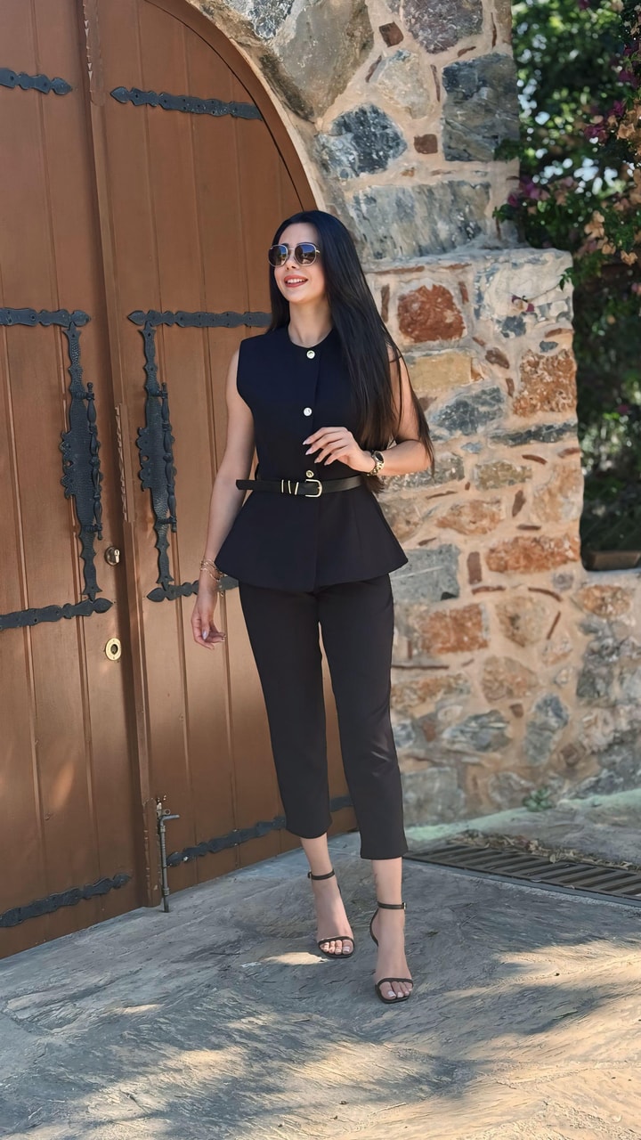 Carter Siyah Kemerli Premium Takım