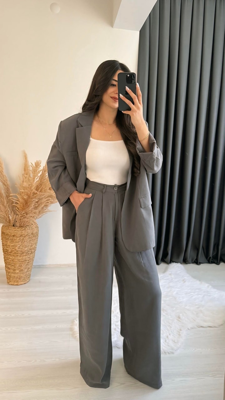 Ruper Premium Antrasit Pantalon Ceket Takım