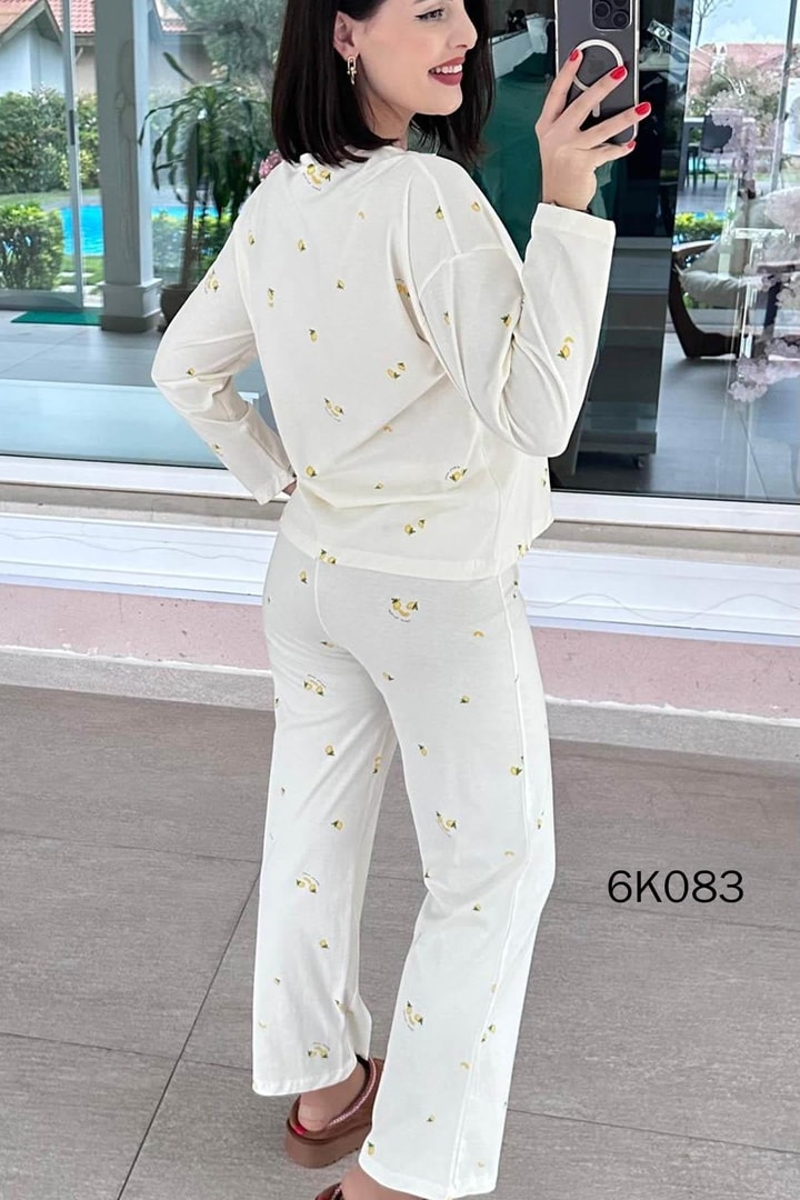 %100 Pamuk Pijama Takımı
