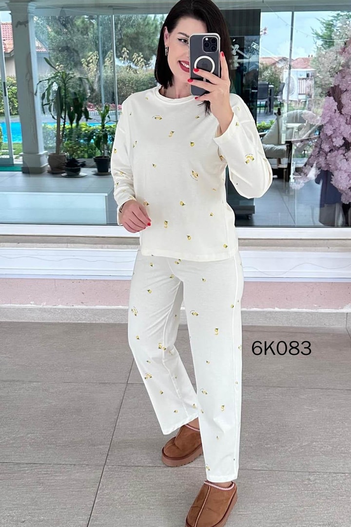 %100 Pamuk Pijama Takımı