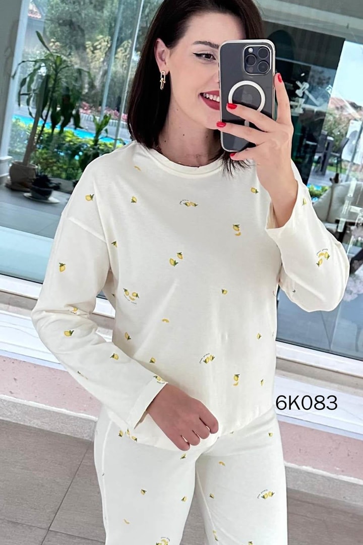 %100 Pamuk Pijama Takımı