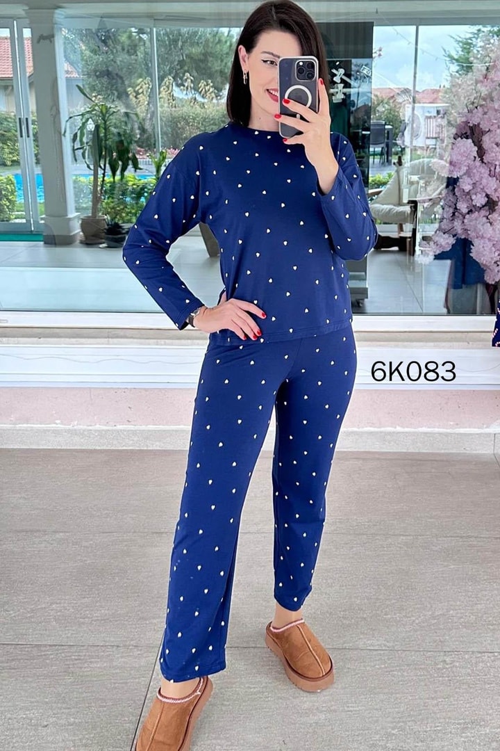 %100 Pamuk Pijama Takımı