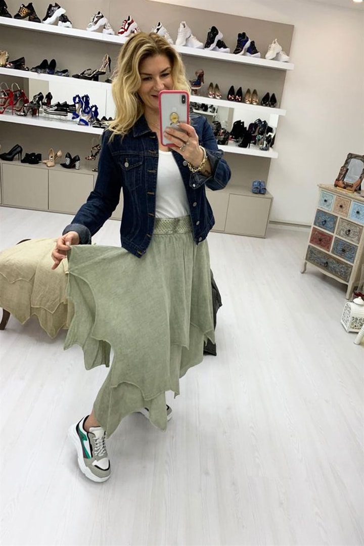 Adela
- Zigzag Kesim Salaş Etek