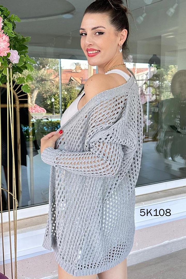 Ajurlu Triko Hırka