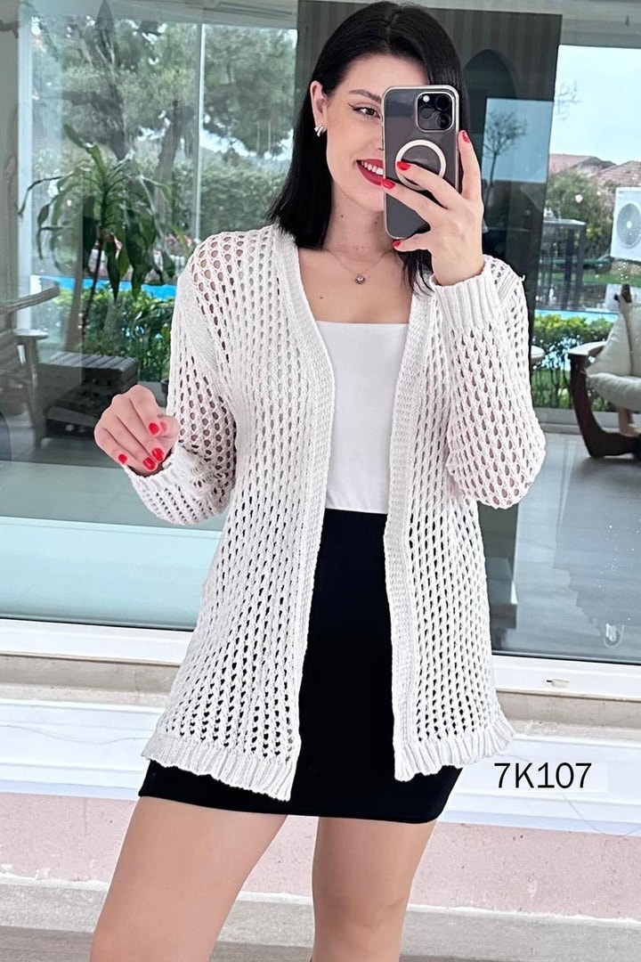 Ajurlu Triko Hırka