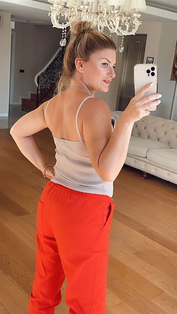 Askılı Crop Top Bluz
