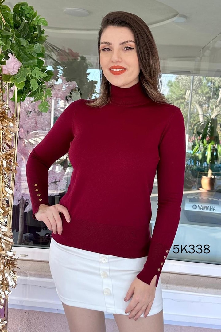 Balıkçı Yaka Triko Bluz