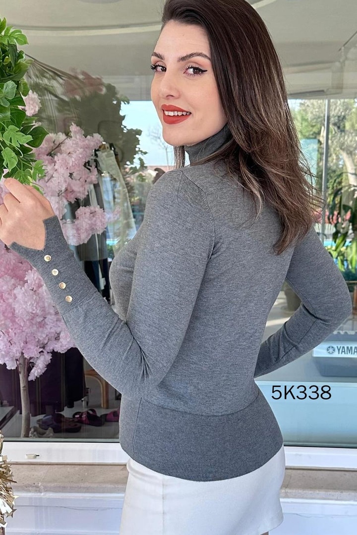 Balıkçı Yaka Triko Bluz
