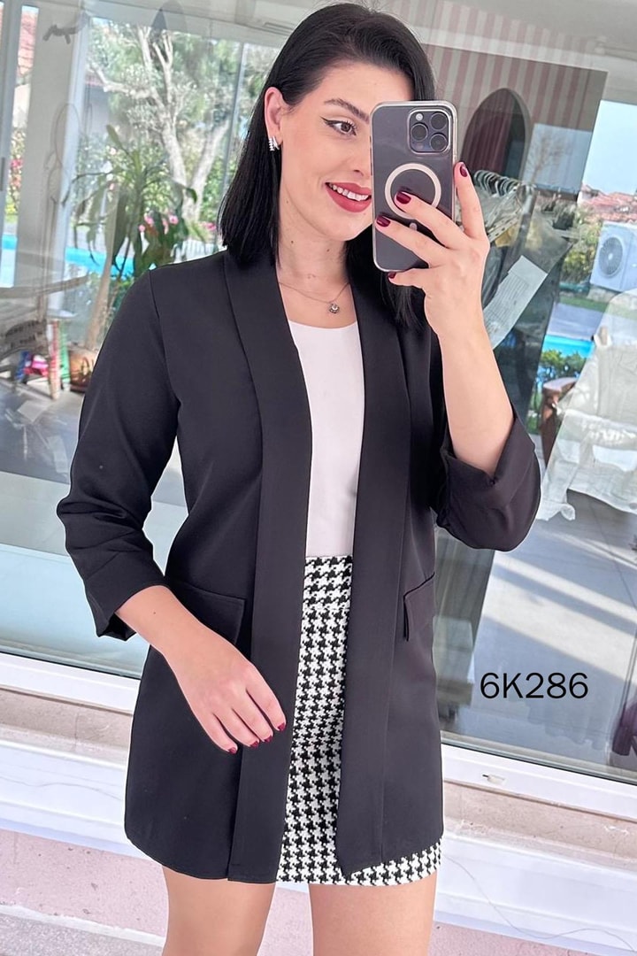 Basen Kaplayan Blazer Ceket
