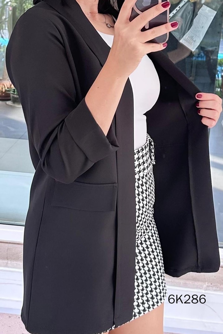 Basen Kaplayan Blazer Ceket