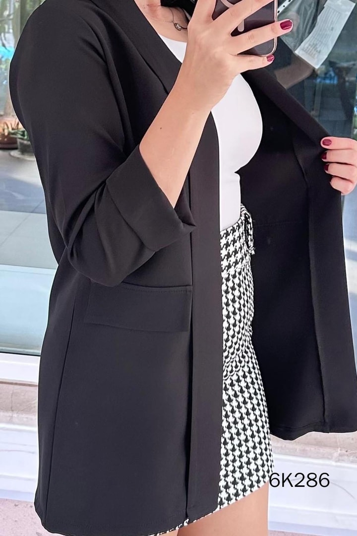 Basen Kaplayan Blazer Ceket