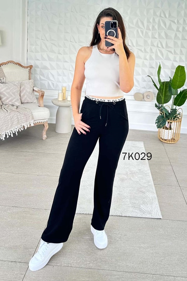 Beli Boxer Detaylı Modal Pantolon