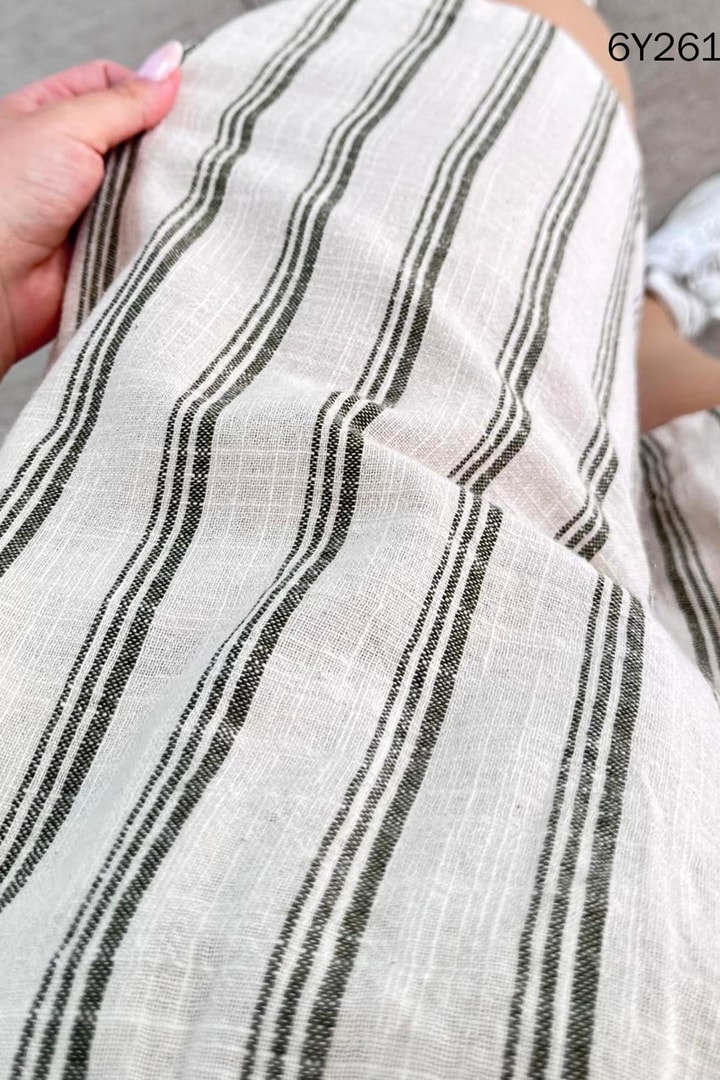 Beli Lastikli Keten Şort